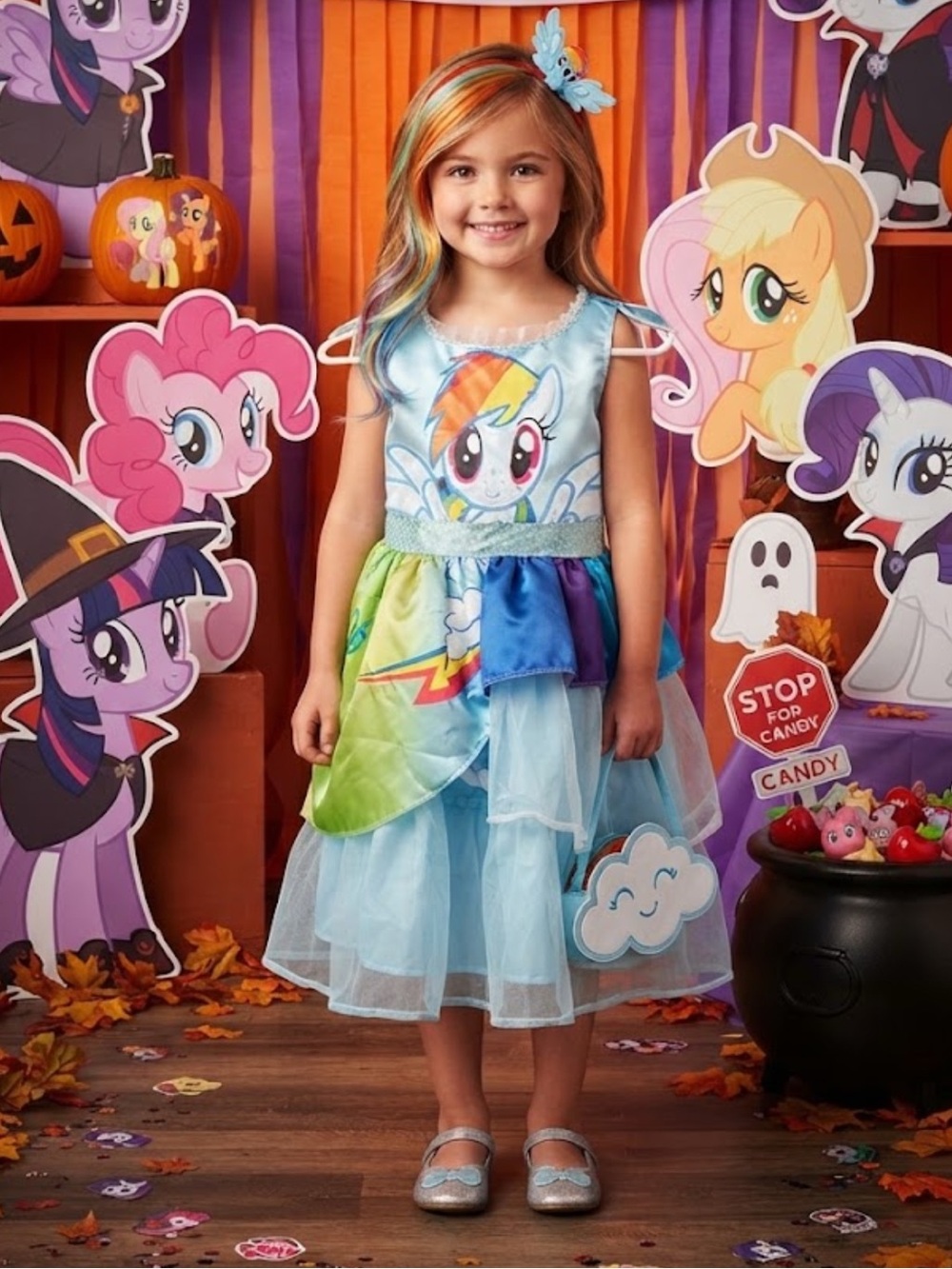 My Little Pony girls costume dress Sz S 4-6